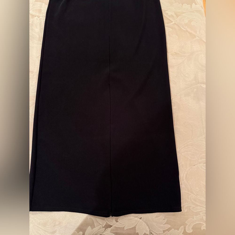 Necessary Objects Classic Black Pencil Skirt With… - image 6